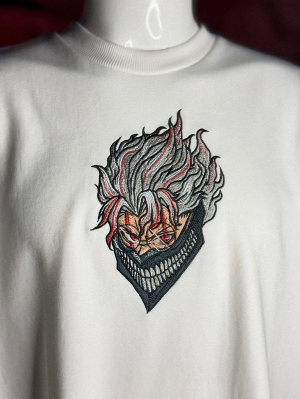 Embrotech Anime Man Style embroidered T-SHIRT.