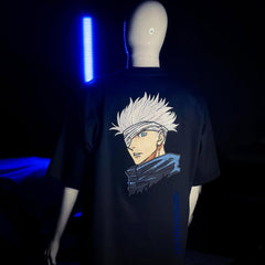 Embrotech Anime Black Man embroidered T-SHIRT.