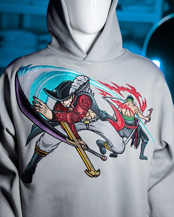 Embrotech Anime Style embroidered hoodies.