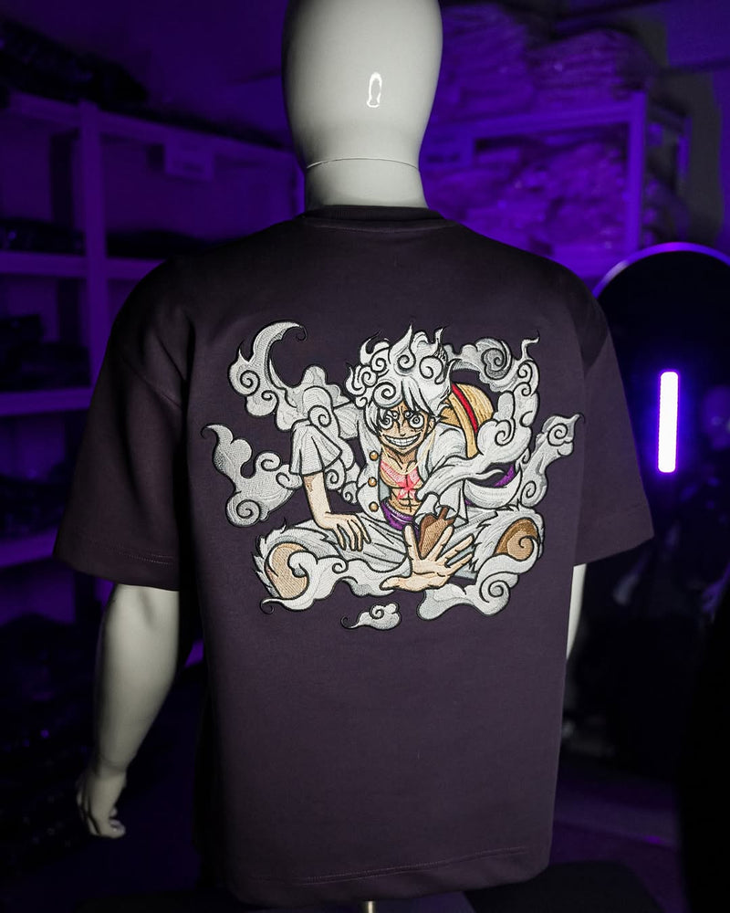 Embrotech Anime White Amazing Style embroidered T-SHIRT.