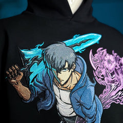 Embrotech Anime Style embroidered hoodies.