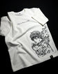 Embrotech Anime White Man Style embroidered T-SHIRT.