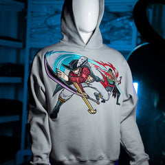 Embrotech Anime Style embroidered hoodies.