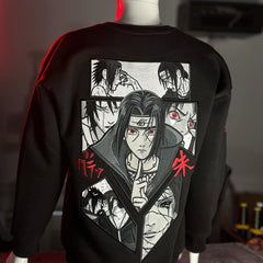 Embrotech Anime Black Man embroidered T-SHIRT.