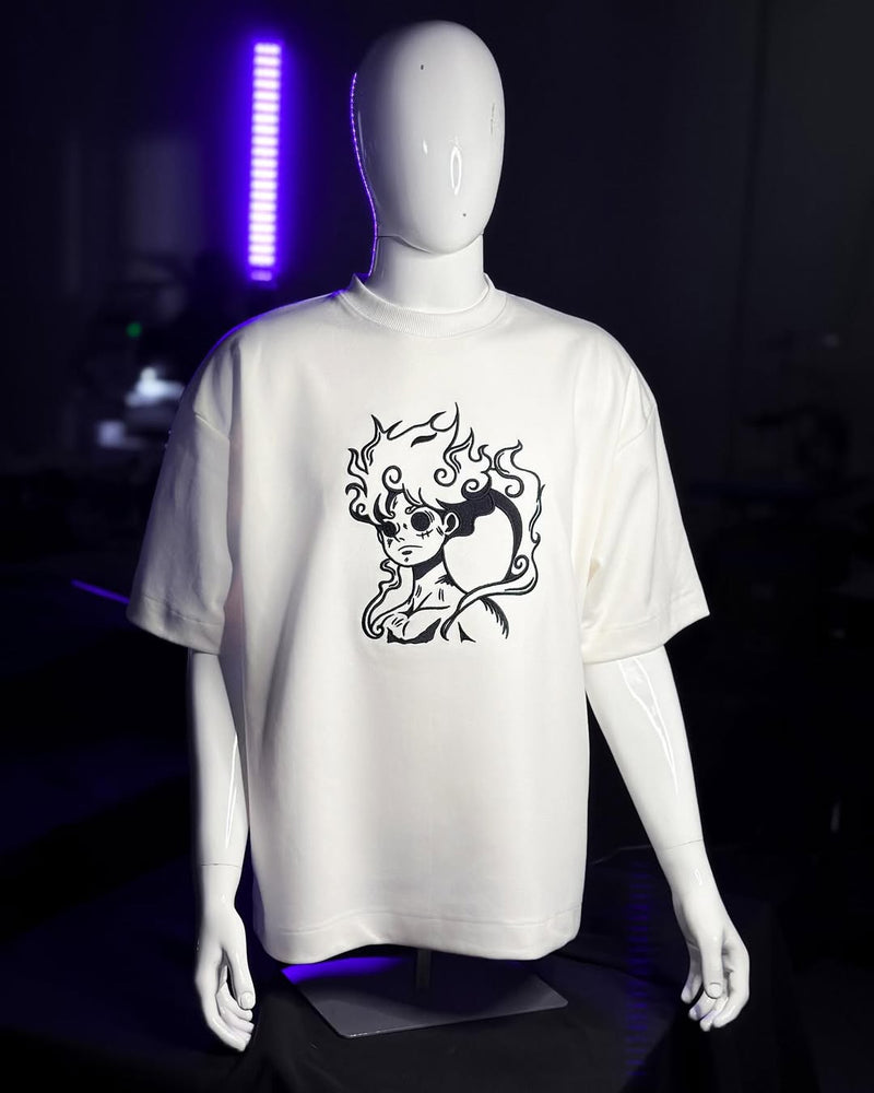 Embrotech Anime Man Style embroidered T-SHIRT.