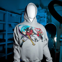 Embrotech Anime Style embroidered hoodies.